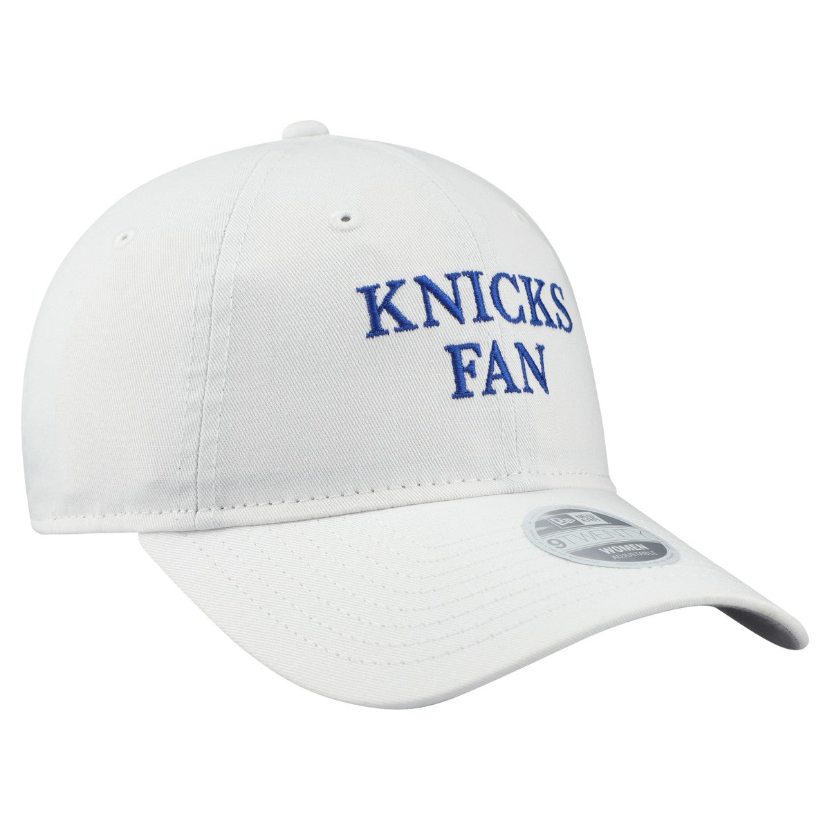 New Era New York Knicks Women's Team Fan 9TWENTY Adjustable Hat White
