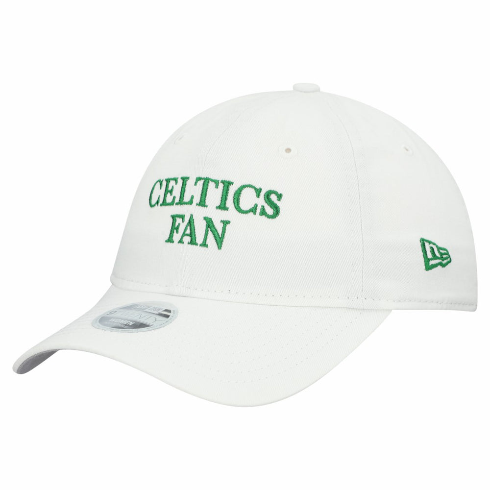 New Era Boston Celtics Women's Team Fan 9TWENTY Adjustable Hat White