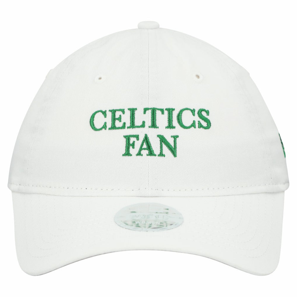 New Era Boston Celtics Women's Team Fan 9TWENTY Adjustable Hat White