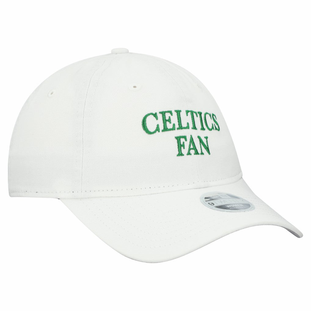 New Era Boston Celtics Women's Team Fan 9TWENTY Adjustable Hat White