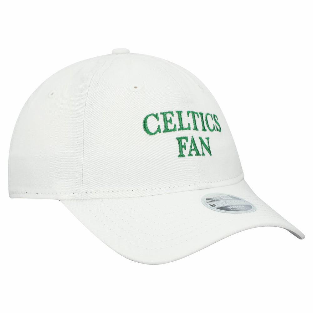 New Era Boston Celtics Women's Team Fan 9TWENTY Adjustable Hat White