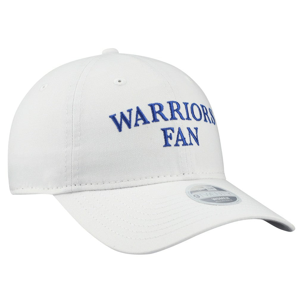 New Era Golden State Warriors Women's Team Fan 9TWENTY Adjustable Hat White