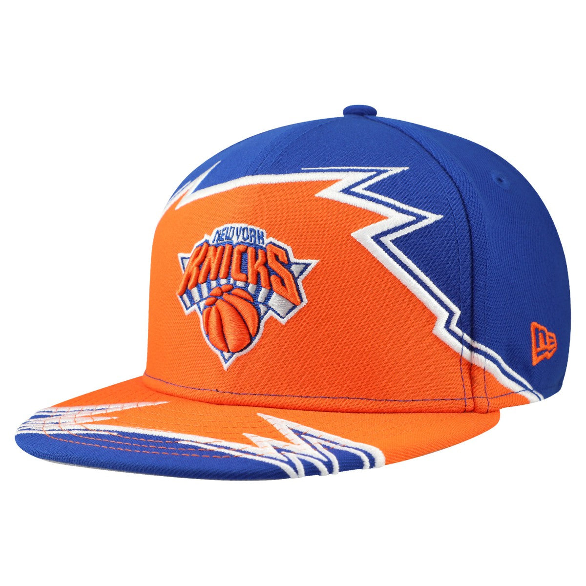 New Era New York Knicks Youth Break 59FIFTY Fitted Hat Blue