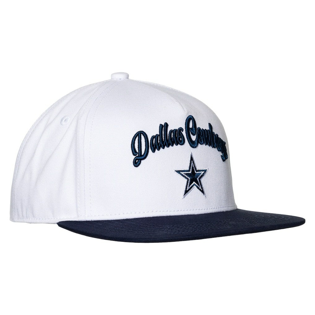 Dallas Cowboys The Wild Collective Women's Two-Tone Snapback Hat - White/Navy - NFL