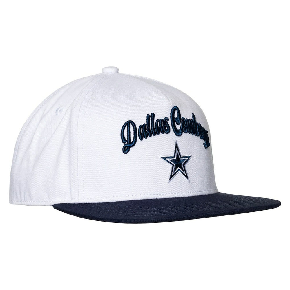 Dallas Cowboys The Wild Collective Women's Two-Tone Snapback Hat - White/Navy - NFL