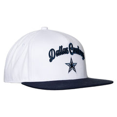 Dallas Cowboys The Wild Collective Women's Two-Tone Snapback Hat - White/Navy - NFL