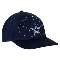 Dallas Cowboys The Wild Collective Women's Jeweled Adjustable Hat - Navy - NFL