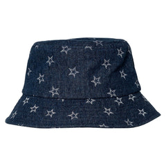 Dallas Cowboys The Wild Collective Women's Denim Bucket Hat - Navy - NFL