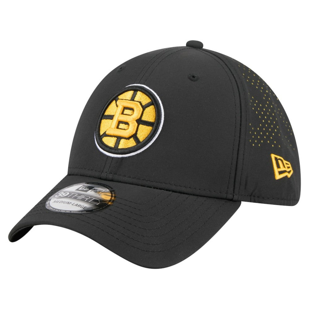 Boston Bruins New Era Night 39THIRTY Flex Hat - Black | New Era near me