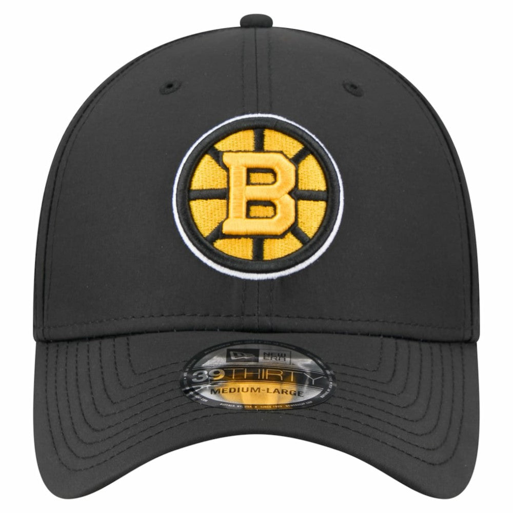 Boston Bruins New Era Night 39THIRTY Flex Hat - Black | New Era near me