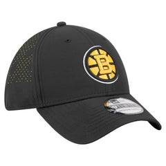 Boston Bruins New Era Night 39THIRTY Flex Hat - Black | New Era near me
