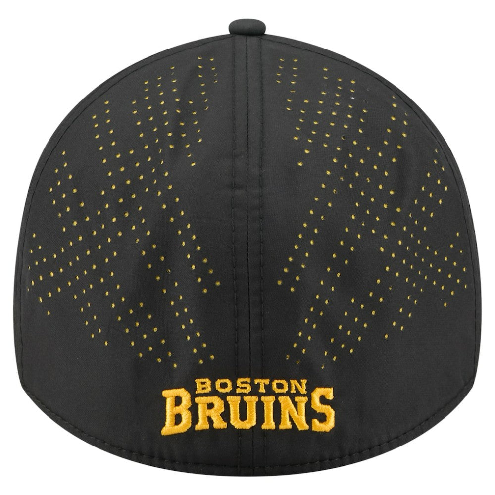 Boston Bruins New Era Night 39THIRTY Flex Hat - Black | New Era near me