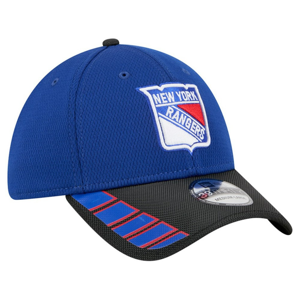 New York Rangers New Era Visor Hit 39THIRTY Flex Hat - Blue | New Era near me