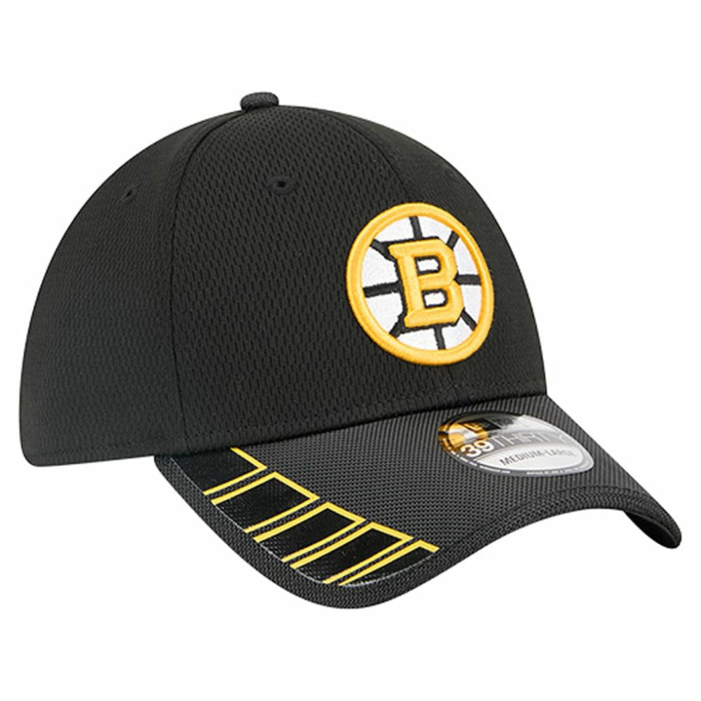 Boston Bruins New Era Visor Hit 39THIRTY Flex Hat - Black | New Era sale