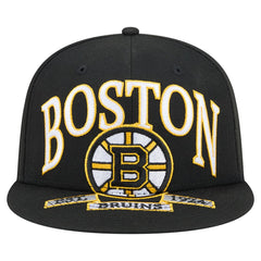 Boston Bruins New Era Oversized Vintage Arch 59Fifty Fitted Hat - Black | New Era near me