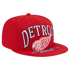 Detroit Red Wings New Era Oversized Vintage Arch 59Fifty Fitted Hat - Red | New Era on sale