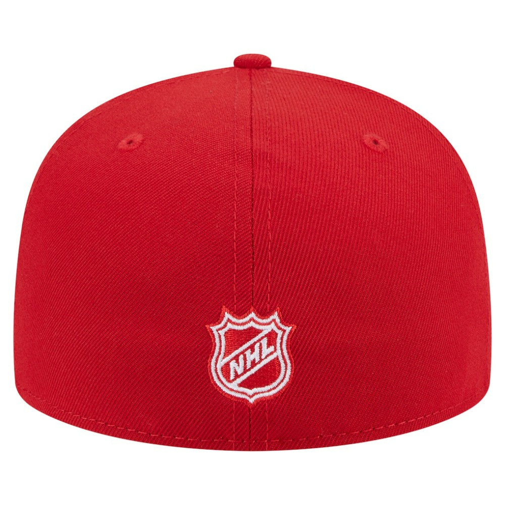 Detroit Red Wings New Era Oversized Vintage Arch 59Fifty Fitted Hat - Red | New Era on sale