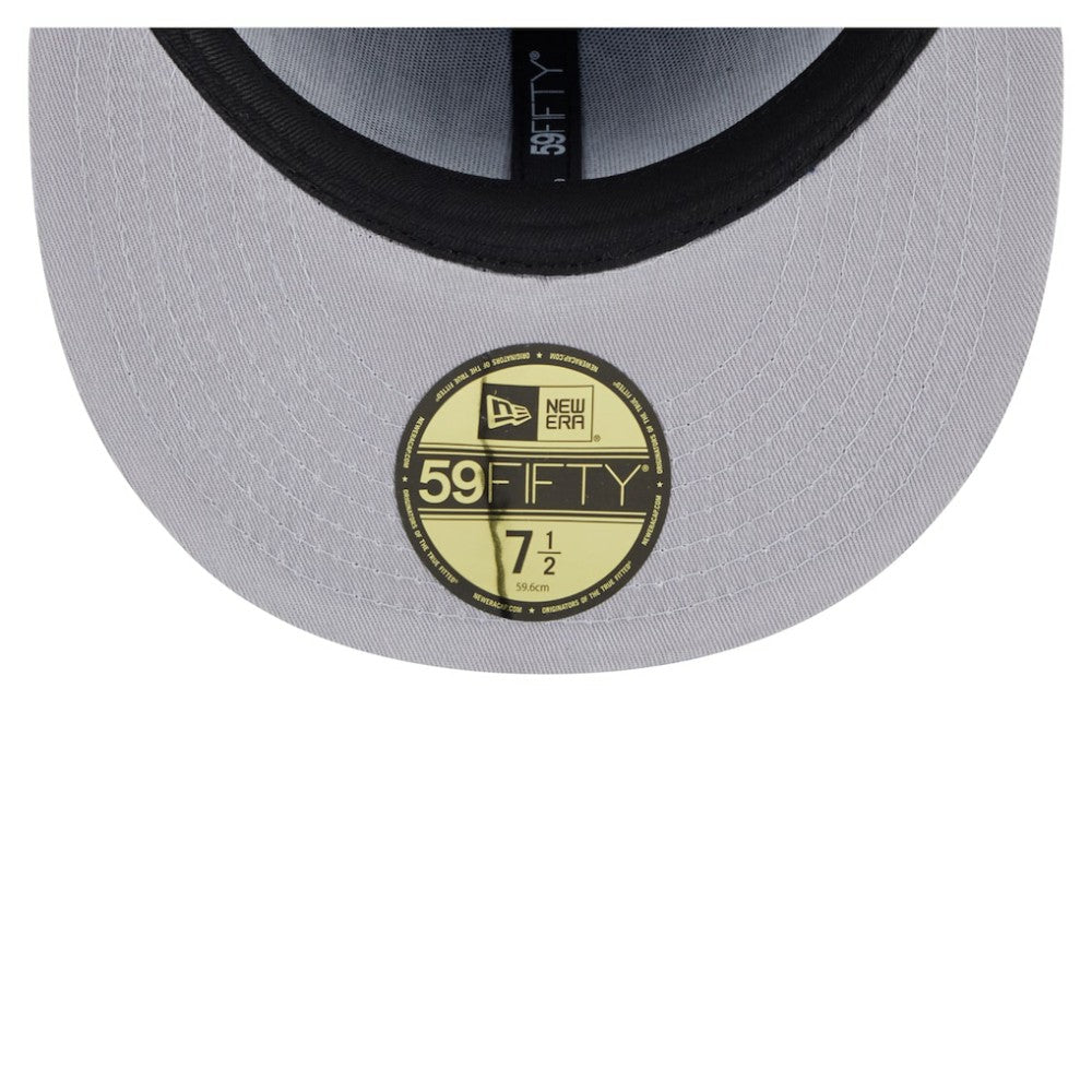 Edmonton Oilers New Era Oversized Vintage Arch 59Fifty Fitted Hat - Royal | New Era Clearance