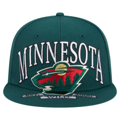 Minnesota Wild New Era Oversized Vintage Arch 59Fifty Fitted Hat - Green | New Era near me