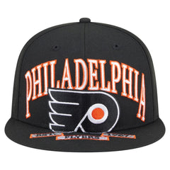 Philadelphia Flyers New Era Oversized Vintage Arch 59Fifty Fitted Hat - Black | New Era on sale