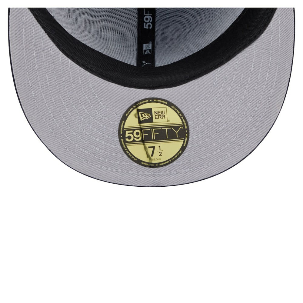 Seattle Kraken New Era Oversized Vintage Arch 59Fifty Fitted Hat - Deep Sea Blue | New Era Clearance