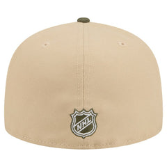 New York Rangers New Era Color Pack Two-Tone 59FIFTY A-Frame Fitted Hat - Tan/Olive | New Era discount