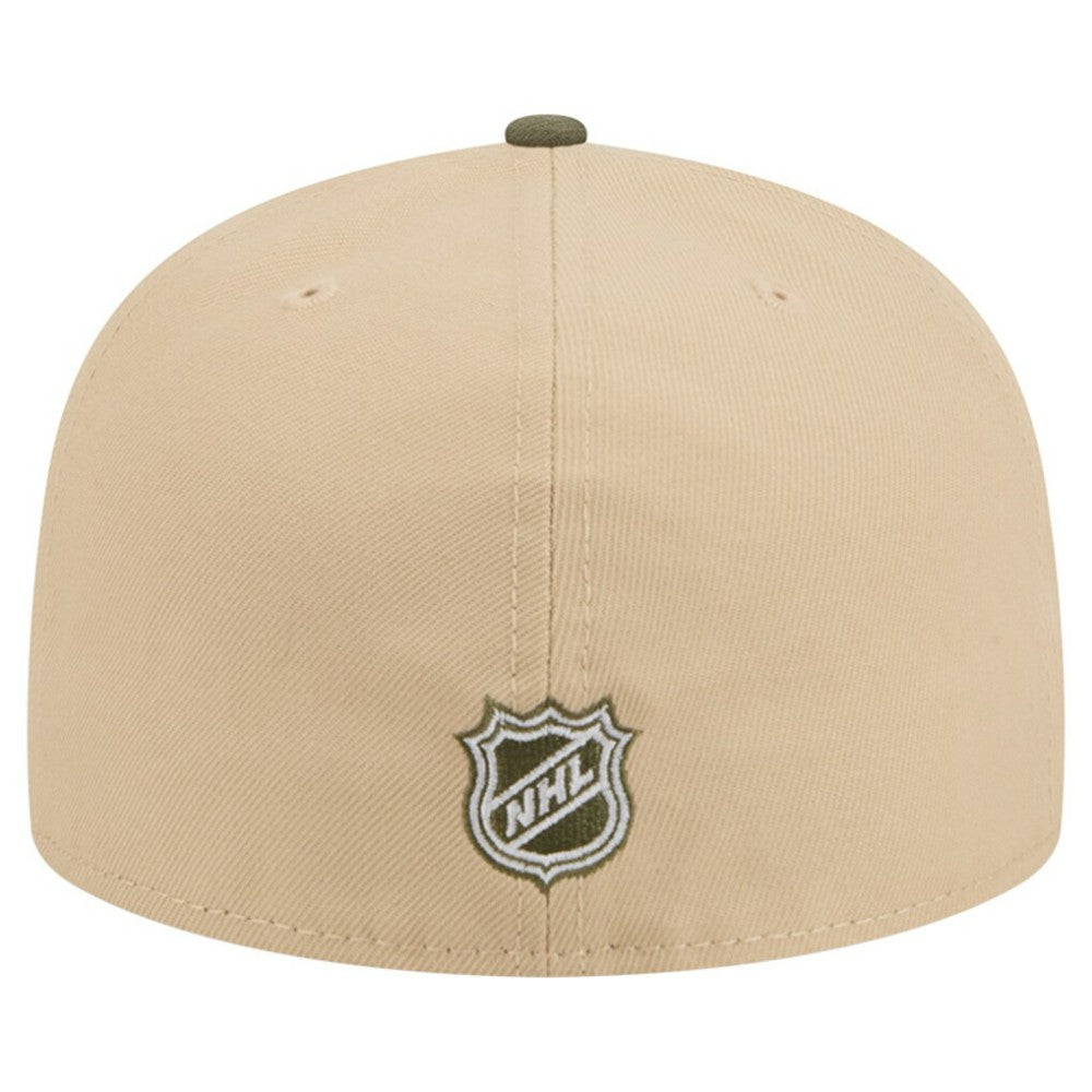 Philadelphia Flyers New Era Color Pack Two-Tone 59FIFTY A-Frame Fitted Hat - Tan/Olive | New Era Lifestyle