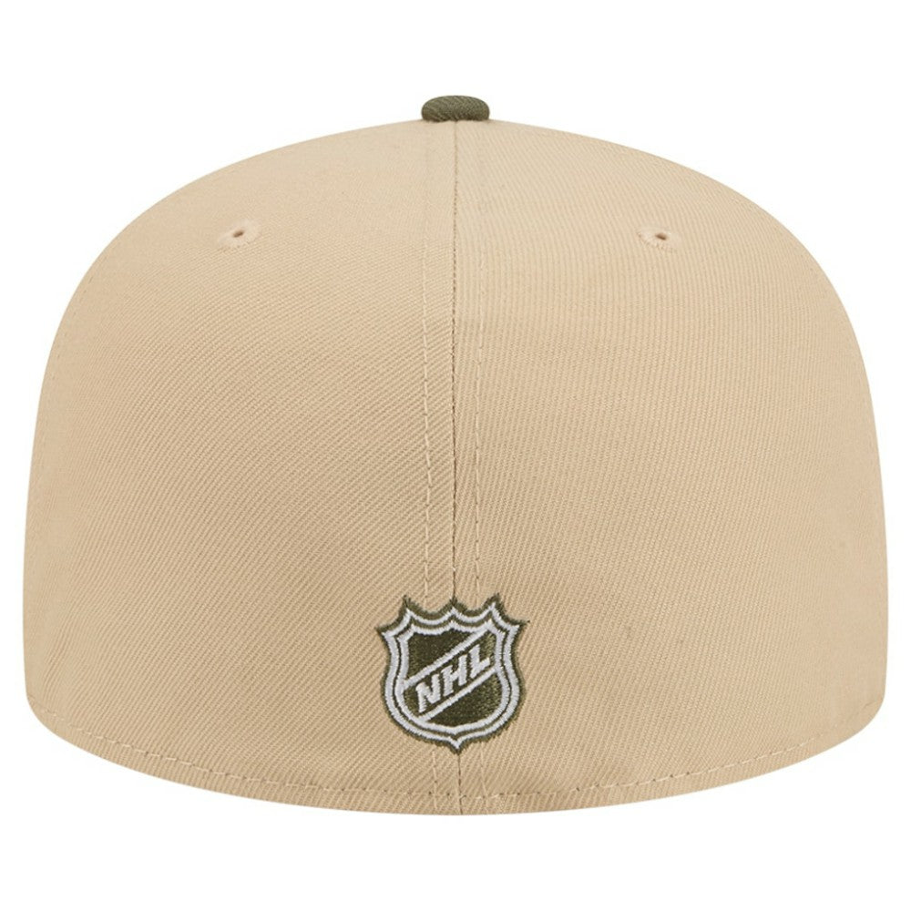 Colorado Avalanche New Era Color Pack Two-Tone 59FIFTY A-Frame Fitted Hat - Tan/Olive | New Era discount