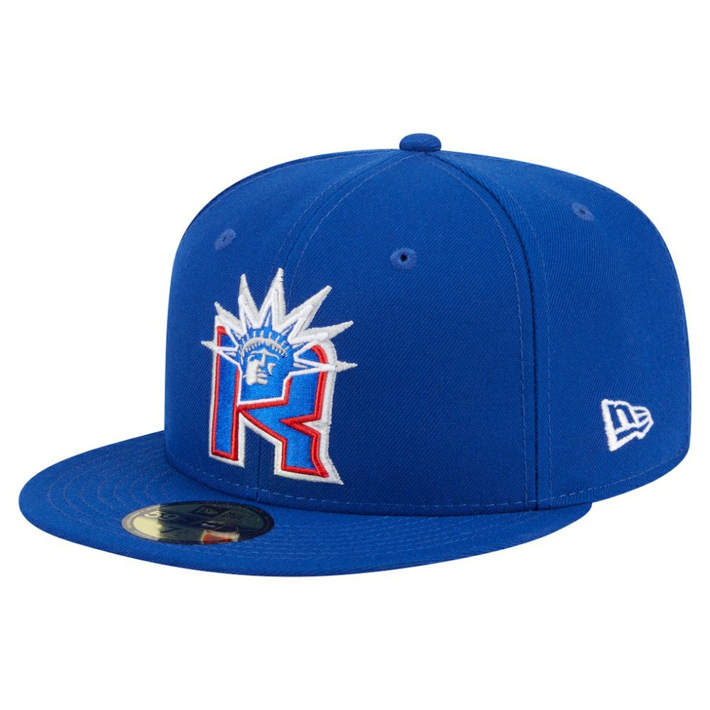 New York Rangers New Era Deceptor 59FIFTY Fitted Hat - Blue | New Era Lifestyle