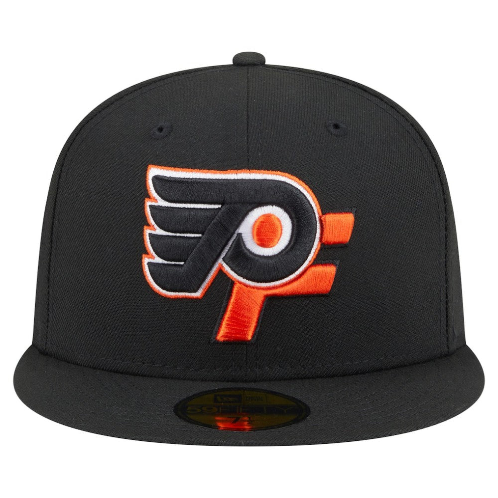 Philadelphia Flyers New Era Deceptor 59FIFTY Fitted Hat - Black | New Era Lifestyle