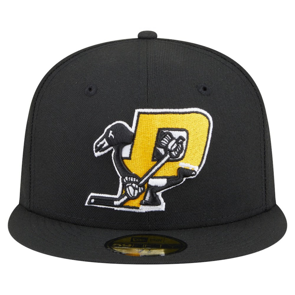 Pittsburgh Penguins New Era Deceptor 59FIFTY Fitted Hat - Black | New Era on sale