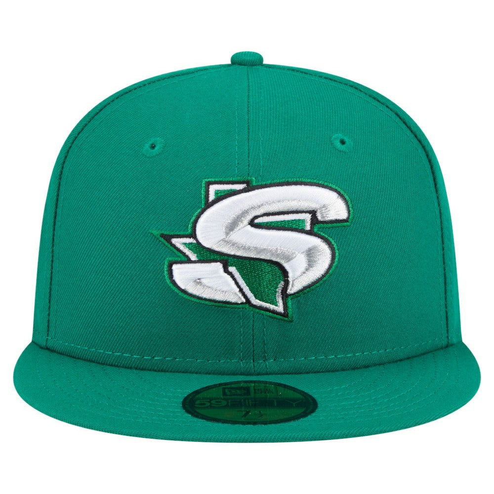 Dallas Stars New Era Deceptor 59FIFTY Fitted Hat - Green | New Era Clearance