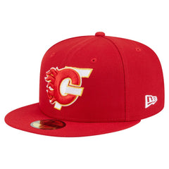 Calgary Flames New Era Deceptor 59FIFTY Fitted Hat - Red | New Era Lifestyle