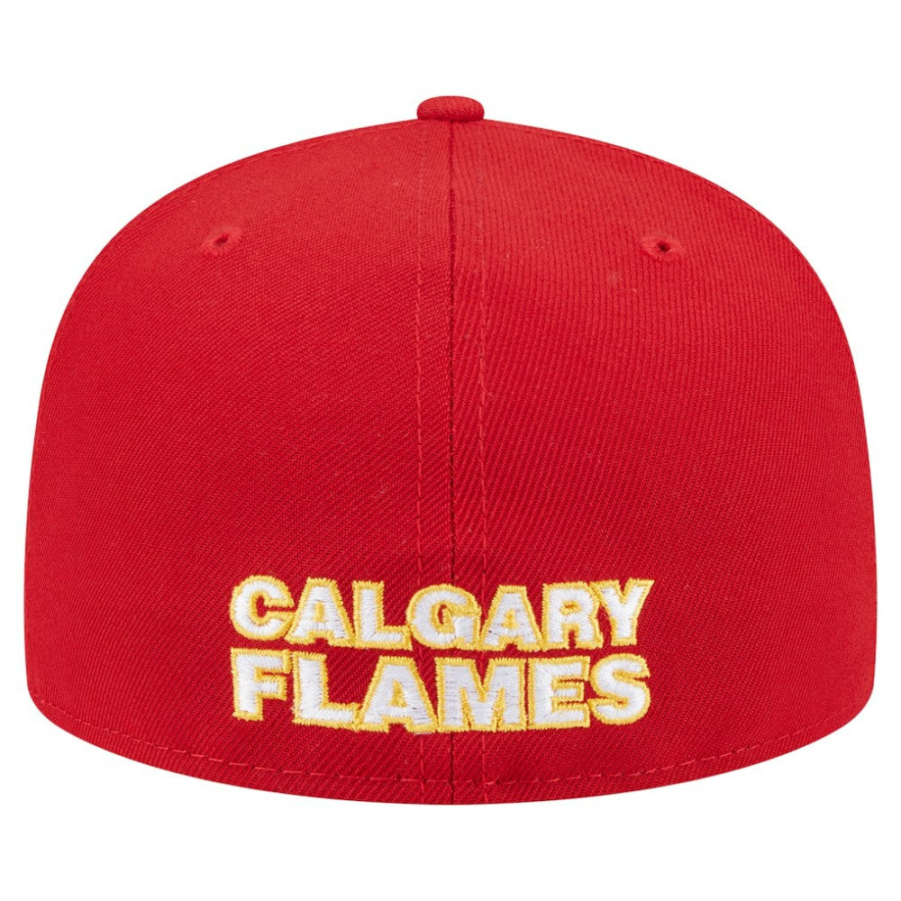 Calgary Flames New Era Deceptor 59FIFTY Fitted Hat - Red | New Era Lifestyle