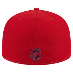 Washington Capitals New Era Repeat Two-Tone 59FIFTY Fitted Hat - White/Red | New Era Clearance