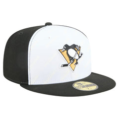 Pittsburgh Penguins New Era Repeat Two-Tone 59FIFTY Fitted Hat - White/Black | New Era on sale