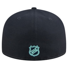 Seattle Kraken New Era Repeat Two-Tone 59FIFTY Fitted Hat - White/Deep Sea Blue | New Era near me