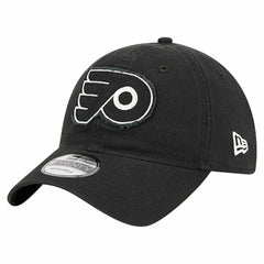 Philadelphia Flyers New Era Stamp Fabric Applique 9TWENTY Adjustable Hat - Black | New Era discount