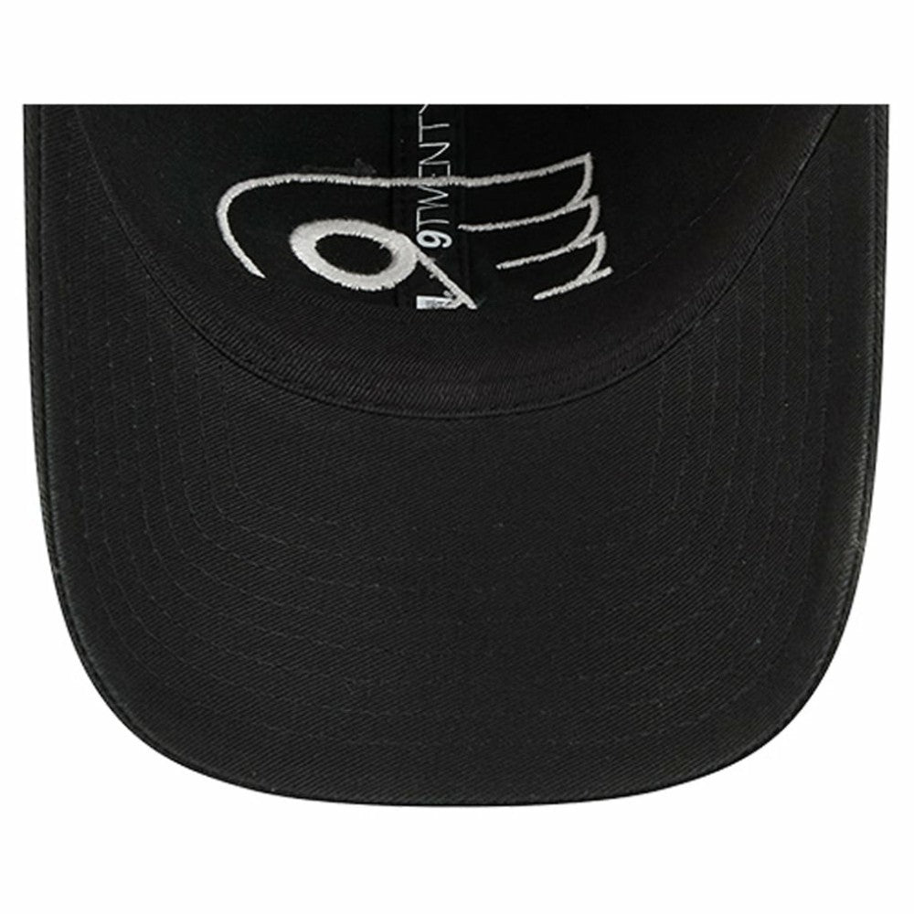 Philadelphia Flyers New Era Stamp Fabric Applique 9TWENTY Adjustable Hat - Black | New Era discount