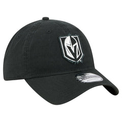 Vegas Golden Knights New Era Stamp Fabric Applique 9TWENTY Adjustable Hat - Black | New Era Lifestyle