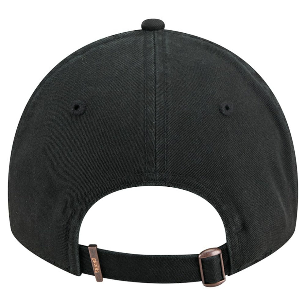 Boston Bruins New Era Stamp Fabric Applique 9TWENTY Adjustable Hat - Black | New Era sale