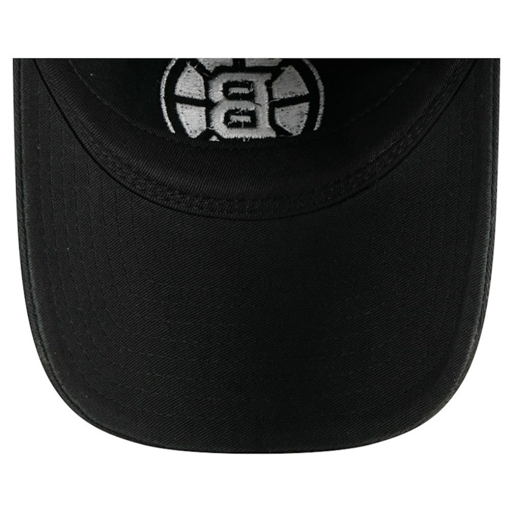 Boston Bruins New Era Stamp Fabric Applique 9TWENTY Adjustable Hat - Black | New Era sale