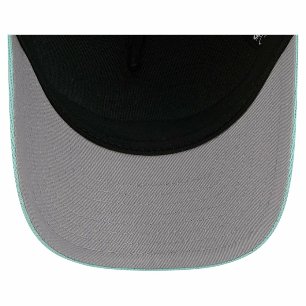 Seattle Kraken New Era Hockey Sock 9FORTY A-Frame M-Crown Adjustable Trucker Hat - Light Blue/Deep Sea Blue | New Era discount