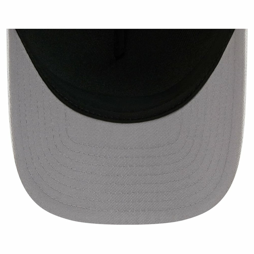 Toronto Maple Leafs New Era Hockey Sock 9FORTY A-Frame M-Crown Adjustable Trucker Hat - White/Blue | New Era near me