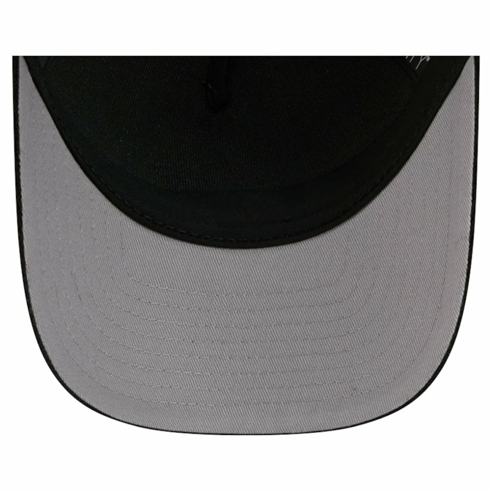 Vegas Golden Knights New Era Hockey Sock 9FORTY A-Frame M-Crown Adjustable Trucker Hat - Black/Gray | New Era sale