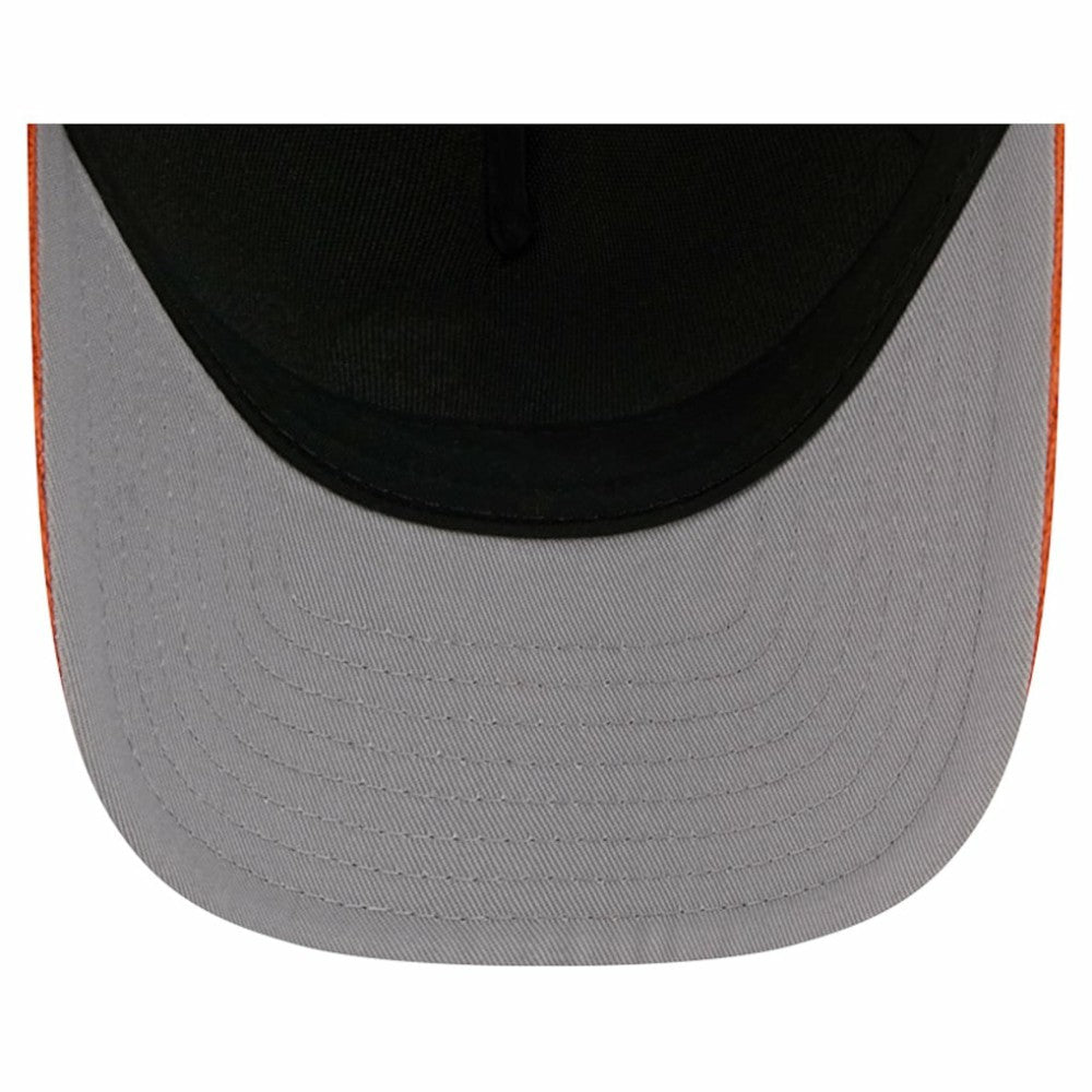 Philadelphia Flyers New Era Hockey Sock 9FORTY A-Frame M-Crown Adjustable Trucker Hat - Orange/Black | New Era Lifestyle