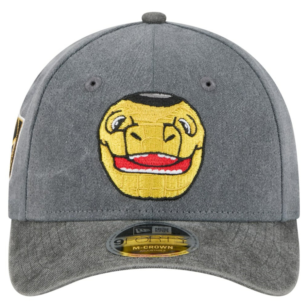 Vegas Golden Knights New Era Mascot 2-Tone 9FORTY Adjustable Hat - Charcoal/Black | New Era Lifestyle