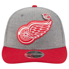 Detroit Red Wings New Era Wool Pin Low Profile 9FIFTY Snapback Hat - Gray/Red | New Era sale