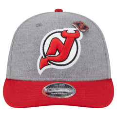 New Jersey Devils New Era Wool Pin Low Profile 9FIFTY Snapback Hat - Gray/Red | New Era Lifestyle