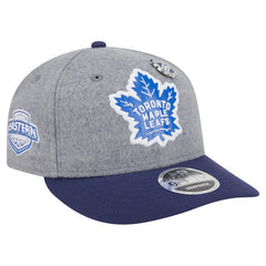 Toronto Maple Leafs New Era Wool Pin Low Profile 9FIFTY Snapback Hat - Gray/Blue | New Era near me